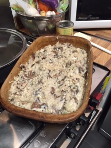 Oven Baked Mushroom Risotto - No Stirring!!